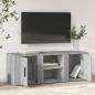 Preview: TV-Schrank Grau Sonoma 100x31,5x35 cm Holzwerkstoff