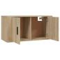 Preview: TV-Wandschränke 3 Stk. Sonoma-Eiche 80x34,5x40 cm