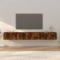 Preview: ARDEBO.de - TV-Wandschränke 3 Stk. Räuchereiche 100x34,5x40 cm