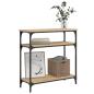 Preview: Konsolentisch Sonoma-Eiche 75x29x75 cm Holzwerkstoff