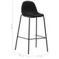 Preview: Barhocker 6 Stk. Schwarz Stoff
