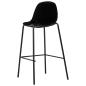 Preview: Barhocker 6 Stk. Schwarz Stoff