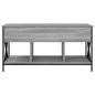 Preview: Couchtisch Grau Sonoma 100x55x50 cm Holzwerkstoff und Metall