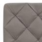 Preview: Bett mit Matratze Taupe 200x200 cm Stoff