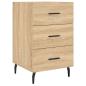 Preview: Nachttisch Sonoma-Eiche 40x40x66 cm Holzwerkstoff