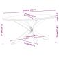 Preview: Esstisch Hellbraun 200x100x74 cm Massivholz Eiche Oval