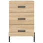 Preview: Nachttisch Sonoma-Eiche 40x40x66 cm Holzwerkstoff