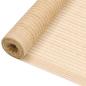 Preview: Zaunblende Beige 1,5x10 m HDPE 75 g/m²