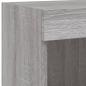 Preview: TV-Wandschrank mit LED-Leuchten Grau Sonoma 100x30x40 cm