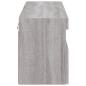 Preview: TV-Wandschrank mit LED-Leuchten Grau Sonoma 100x30x40 cm