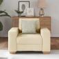 Preview: Sofa-Sessel Creme 60 cm Stoff