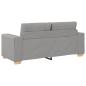 Preview: Loveseat-Sofa Wolkengrau 140 cm Stoff
