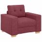 Preview: Sofa-Sessel Weinrot 60 cm Stoff