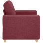 Preview: Sofa-Sessel Weinrot 60 cm Stoff