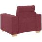 Preview: Sofa-Sessel Weinrot 60 cm Stoff