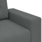 Preview: 3-Sitzer-Sofa Dunkelgrau 180 cm Stoff