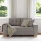 Preview: Loveseat-Sofa Taupe 120 cm Stoff