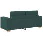 Preview: Loveseat-Sofa Dunkelgrün 140 cm Stoff