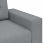 Preview: 3-Sitzer-Sofa Hellgrau 180 cm Stoff