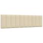 Preview: Bettgestell ohne Matratze "Hanko" Creme 180x200 cm Stoff