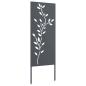 Preview: ARDEBO.de - Garten dekoratives Panel Anthrazit 50 x 140 cm