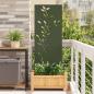 Preview: ARDEBO.de - Garten dekoratives Panel Olivgrün 50 x 140 cm
