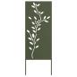Preview: Garten dekoratives Panel Olivgrün 50 x 140 cm