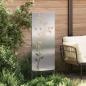 Preview: Garten dekoratives Panel Silber 50 x 140 cm Edelstahl