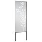 Preview: Garten dekoratives Panel Silber 50 x 140 cm Edelstahl