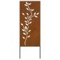 Preview: Garten dekoratives Panel Rostig 50 x 140 cm