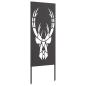 Preview: Garten dekoratives Panel Schwarz 50 x 140 cm