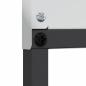 Preview: Garten dekoratives Panel Silber 50 x 140 cm Verzinkter Stahl