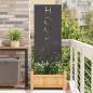 Preview: ARDEBO.de - Garten dekoratives Panel Schwarz 50 x 140 cm