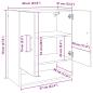 Preview: Wandschrank Wandmontiert Altholz 60 x 31 x 70 cm Holzwerkstoff