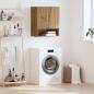 Preview: ARDEBO.de - Wandschrank Eiche handwerklich 60 x 31 x 70 cm Holzwerkstoff