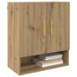 Preview: Wandschrank Eiche handwerklich 60 x 31 x 70 cm Holzwerkstoff