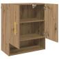 Preview: Wandschrank Eiche handwerklich 60 x 31 x 70 cm Holzwerkstoff