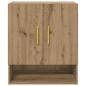 Preview: Wandschrank Eiche handwerklich 60 x 31 x 70 cm Holzwerkstoff