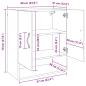 Preview: Wandschrank Wandmontiert Altholz 60 x 31 x 70 cm Holzwerkstoff