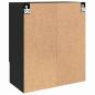 Preview: Wandschrank Schwarze Eiche 60 x 31 x 70 cm Holzwerkstoff