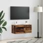 Preview: Wandschrank Altholz 80 x 36.5 x 35 cm Holzwerkstoff