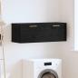 Preview: ARDEBO.de - Wandschrank Schwarze Eiche 100 x 36.5 x 35 cm Holzwerkstoff