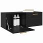 Preview: Wandschrank Schwarze Eiche 100 x 36.5 x 35 cm Holzwerkstoff