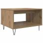 Preview: Couchtisch Eiche handwerklich 60 x 50 x 40 cm Holzwerkstoff