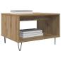 Preview: Couchtisch Eiche handwerklich 60 x 50 x 40 cm Holzwerkstoff