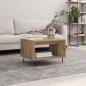 Preview: Couchtisch Eiche handwerklich 60 x 50 x 40 cm Holzwerkstoff