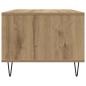 Preview: Couchtisch Eiche handwerklich 60 x 50 x 40 cm Holzwerkstoff