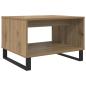Preview: Couchtisch Eiche handwerklich 60 x 50 x 40 cm Holzwerkstoff