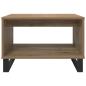 Preview: Couchtisch Eiche handwerklich 60 x 50 x 40 cm Holzwerkstoff