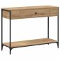 Preview: Konsolentisch Other Eiche handwerklich 100 x 34.5 x 75 cm